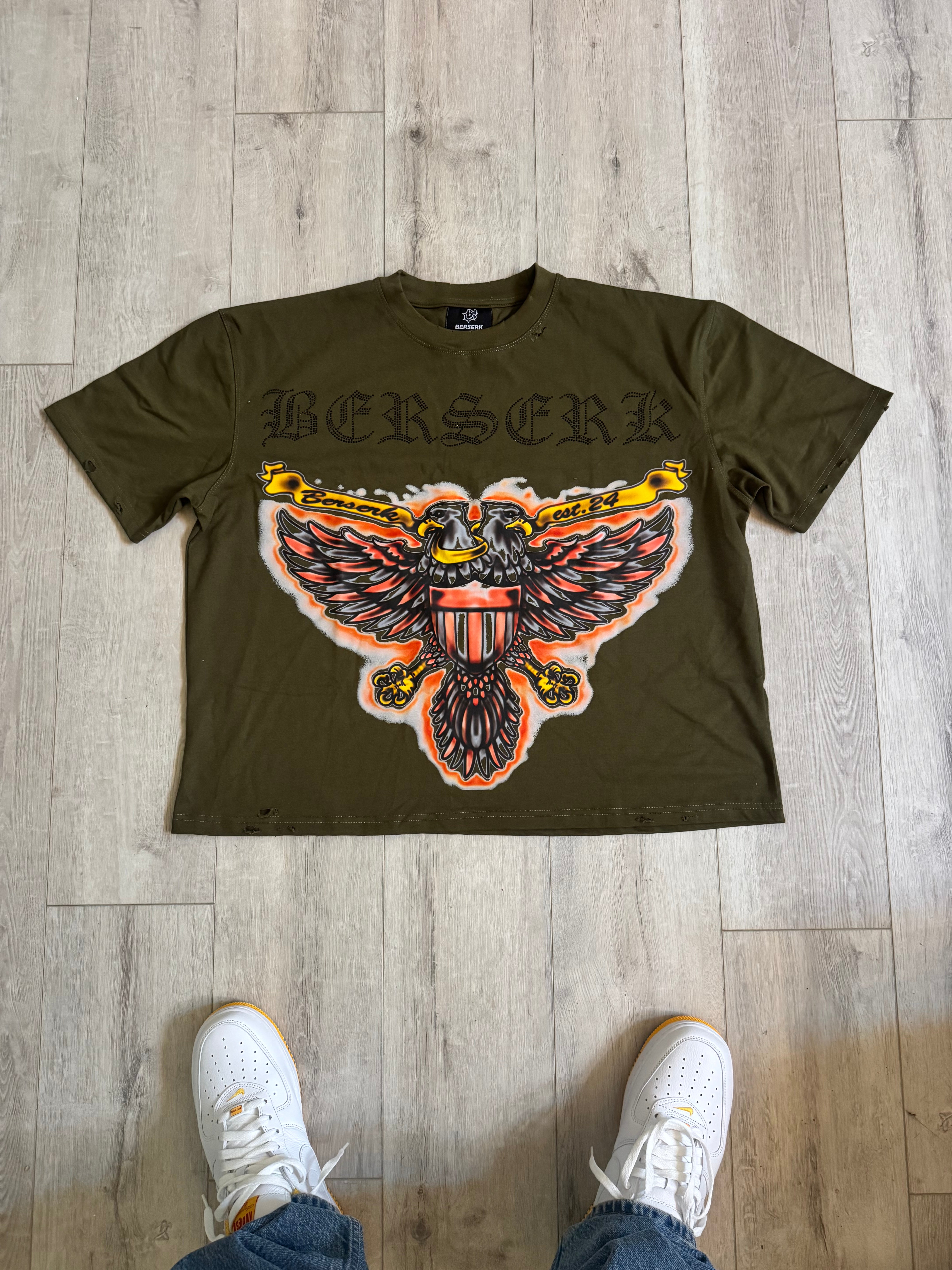 Brsk Eagle tee - Green